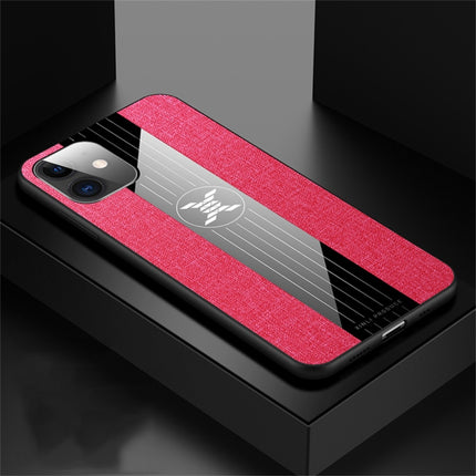 For iPhone 11 XINLI Stitching Cloth Textue Shockproof TPU Protective Case(Red)-garmade.com