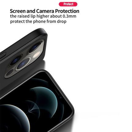 Classic Tilt Strip Grain Magnetic Shockproof PC + TPU Case For iPhone 13 Pro(Black)-garmade.com