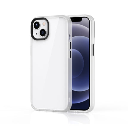 Ming Shield Hybrid Frosted Transparent PC + TPU Scratchproof Shockproof Case For iPhone 13(Transparent)-garmade.com