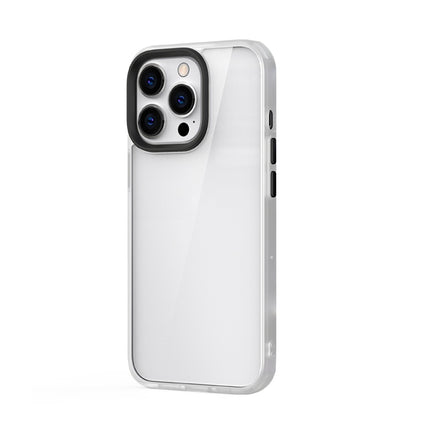 Ming Shield Hybrid Frosted Transparent PC + TPU Scratchproof Shockproof Case For iPhone 13 Pro Max(Transparent)-garmade.com