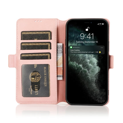 Retro Magnetic Closing Clasp Horizontal Flip Leather Case with Holder & Card Slots & Photo Frame & Wallet For iPhone 13(Rose Gold)-garmade.com