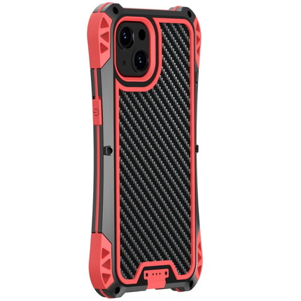 R-JUST AMIRA Shockproof Dustproof Waterproof Metal Protective Case For iPhone 13 mini(Red)-garmade.com