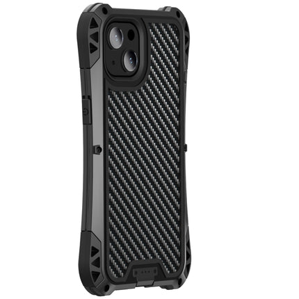 R-JUST AMIRA Shockproof Dustproof Waterproof Metal Protective Case For iPhone 13(Black)-garmade.com