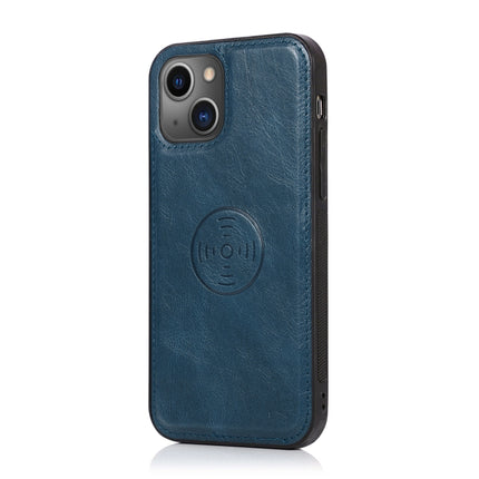 Strong Magnetic Detachable Horizontal Flip Leather Case with Card Slots & Wallet For iPhone 13 Mini(Blue)-garmade.com