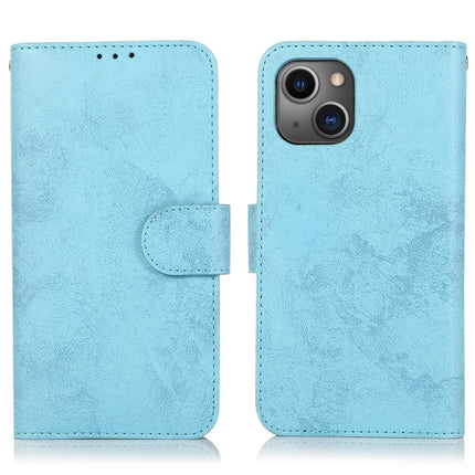 Retro 2 in 1 Detachable Horizontal Flip Leather Case with Card Slots & Wallet For iPhone 13 Mini(Blue)-garmade.com