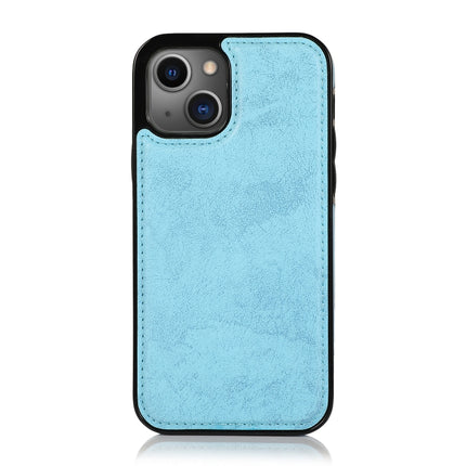 Retro 2 in 1 Detachable Horizontal Flip Leather Case with Card Slots & Wallet For iPhone 13 Mini(Blue)-garmade.com