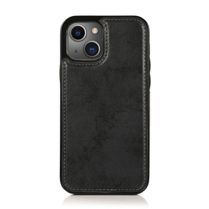 Retro 2 in 1 Detachable Horizontal Flip Leather Case with Card Slots & Wallet For iPhone 13 Pro Max(Black)-garmade.com