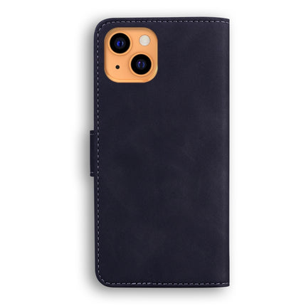 Skin Feel Pure Color Horizontal Flip Leather Case with Holder & Card Slots & Wallet For iPhone 13 mini(Black)-garmade.com