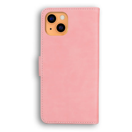 Skin Feel Pure Color Horizontal Flip Leather Case with Holder & Card Slots & Wallet For iPhone 13 mini(Pink)-garmade.com