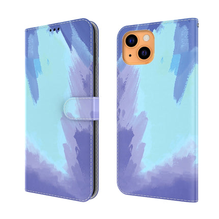 Watercolor Pattern Horizontal Flip Leather Case with Holder & Card Slot & Wallet For iPhone 13 mini(Winter Snow)-garmade.com