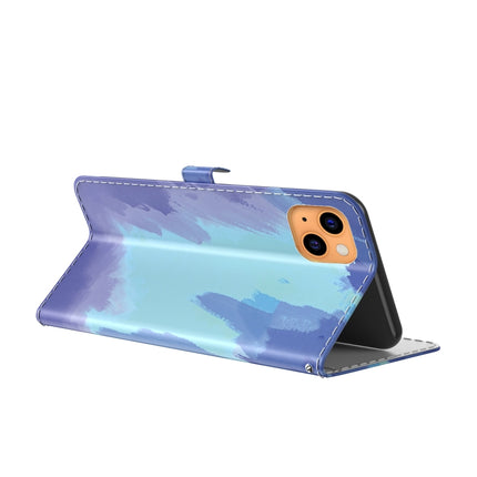 Watercolor Pattern Horizontal Flip Leather Case with Holder & Card Slot & Wallet For iPhone 13 mini(Winter Snow)-garmade.com