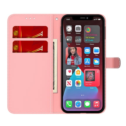 Watercolor Pattern Horizontal Flip Leather Case with Holder & Card Slot & Wallet For iPhone 13 Pro Max(Purple Red)-garmade.com