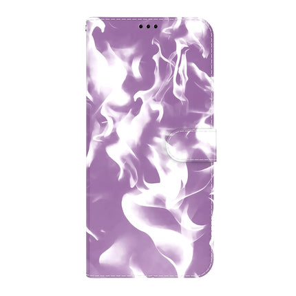 Cloud Fog Pattern Horizontal Flip Leather Case with Holder & Card Slot & Wallet For iPhone 13(Purple)-garmade.com