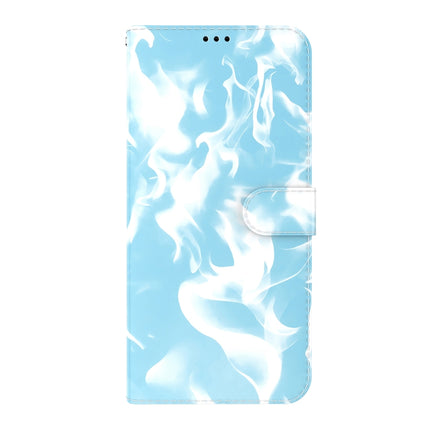 Cloud Fog Pattern Horizontal Flip Leather Case with Holder & Card Slot & Wallet For iPhone 13(Sky Blue)-garmade.com