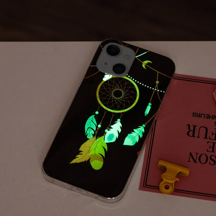 Luminous TPU Soft Protective Case For iPhone 13 mini(Black Wind Chimes)-garmade.com