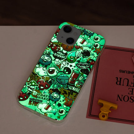Luminous TPU Soft Protective Case For iPhone 13 mini(Rubbish)-garmade.com