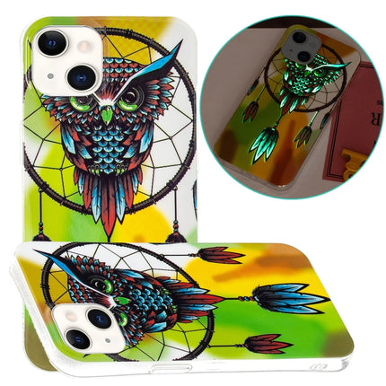 Luminous TPU Soft Protective Case For iPhone 13 mini(Owl)-garmade.com