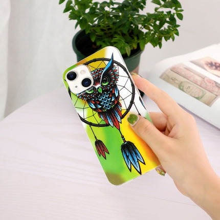 Luminous TPU Soft Protective Case For iPhone 13 mini(Owl)-garmade.com