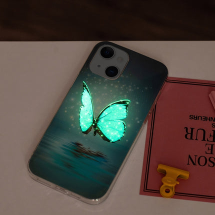 Luminous TPU Soft Protective Case For iPhone 13(Butterfly)-garmade.com