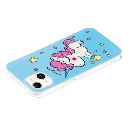 Luminous TPU Soft Protective Case For iPhone 13(Star Unicorn)-garmade.com
