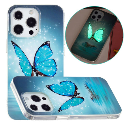Luminous TPU Soft Protective Case For iPhone 13 Pro(Butterfly)-garmade.com