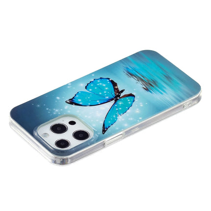 Luminous TPU Soft Protective Case For iPhone 13 Pro(Butterfly)-garmade.com