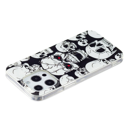 Luminous TPU Soft Protective Case For iPhone 13 Pro(Skull)-garmade.com
