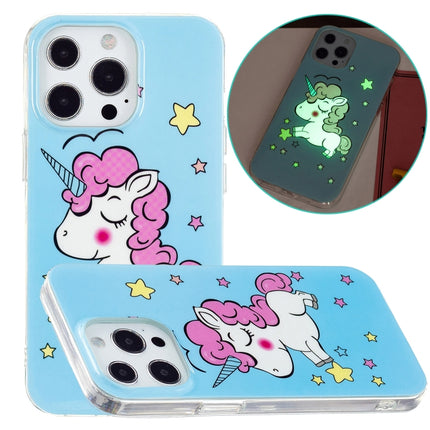 Luminous TPU Soft Protective Case For iPhone 13 Pro(Star Unicorn)-garmade.com