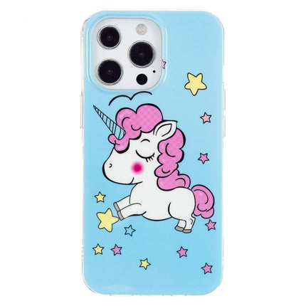 Luminous TPU Soft Protective Case For iPhone 13 Pro(Star Unicorn)-garmade.com