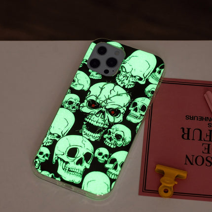 Luminous TPU Soft Protective Case For iPhone 13 Pro Max(Skull)-garmade.com