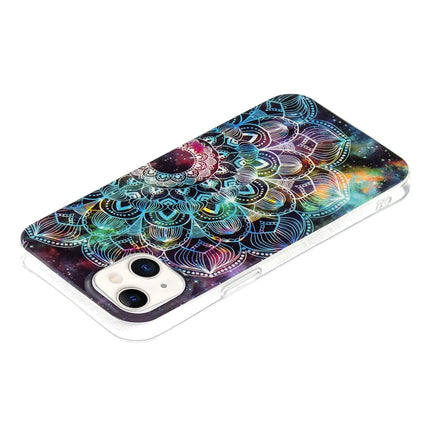 Luminous TPU Soft Protective Case For iPhone 13 mini(Mandala Flower)-garmade.com