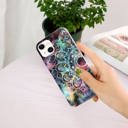 Luminous TPU Soft Protective Case For iPhone 13 mini(Mandala Flower)-garmade.com