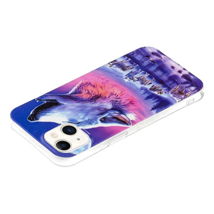 Luminous TPU Soft Protective Case For iPhone 13 mini(Seven Wolves)-garmade.com