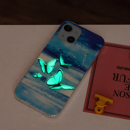 Luminous TPU Soft Protective Case For iPhone 13 mini(Butterflies)-garmade.com