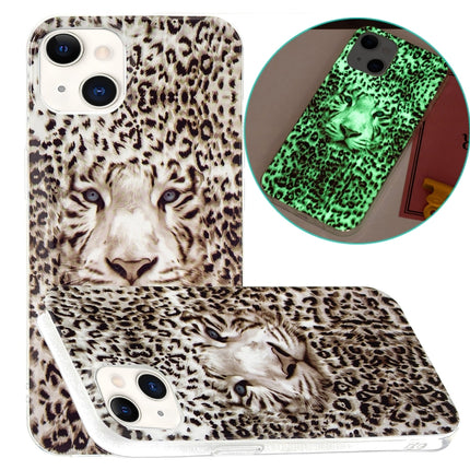 Luminous TPU Soft Protective Case For iPhone 13 mini(Leopard Tiger)-garmade.com