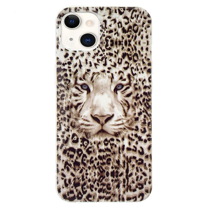 Luminous TPU Soft Protective Case For iPhone 13 mini(Leopard Tiger)-garmade.com
