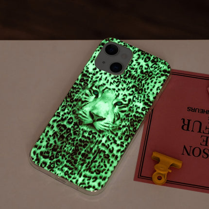 Luminous TPU Soft Protective Case For iPhone 13 mini(Leopard Tiger)-garmade.com