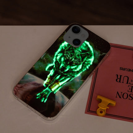 Luminous TPU Soft Protective Case For iPhone 13(Ferocious Wolf)-garmade.com