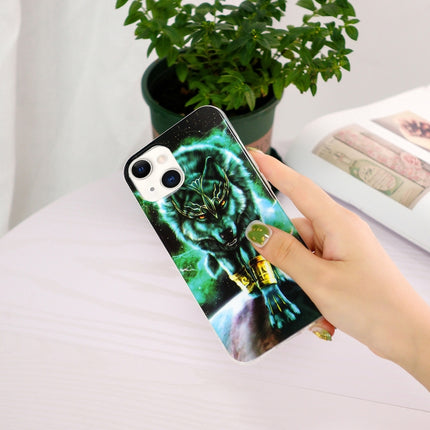 Luminous TPU Soft Protective Case For iPhone 13(Ferocious Wolf)-garmade.com