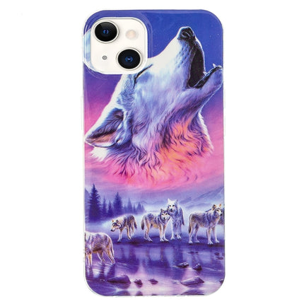 Luminous TPU Soft Protective Case For iPhone 13(Seven Wolves)-garmade.com