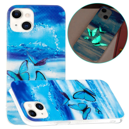 Luminous TPU Soft Protective Case For iPhone 13(Butterflies)-garmade.com