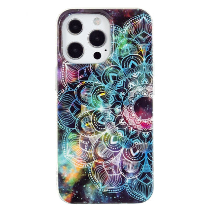 Luminous TPU Soft Protective Case For iPhone 13 Pro(Mandala Flower)-garmade.com