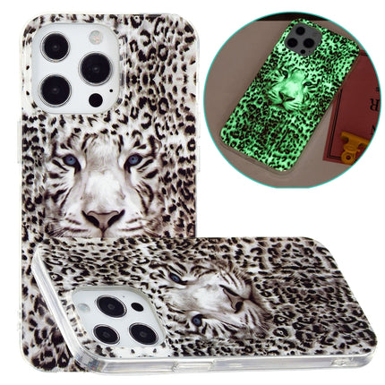 Luminous TPU Soft Protective Case For iPhone 13 Pro(Leopard Tiger)-garmade.com