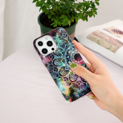 Luminous TPU Soft Protective Case For iPhone 13 Pro Max(Mandala Flower)-garmade.com