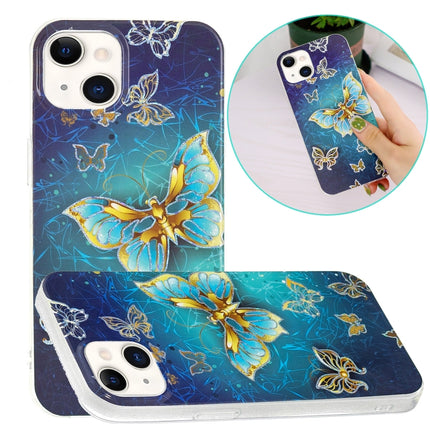 Electroplating TPU Protective Case For iPhone 13 mini(Butterflies)-garmade.com