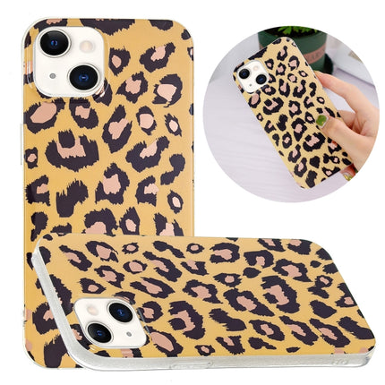 Electroplating TPU Protective Case For iPhone 13(Leopard Print)-garmade.com