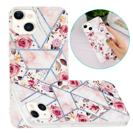 Electroplating TPU Protective Case For iPhone 13(Rose)-garmade.com