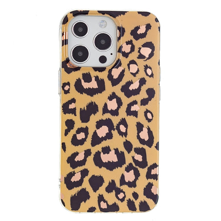 Electroplating TPU Protective Case For iPhone 13 Pro(Leopard Print)-garmade.com