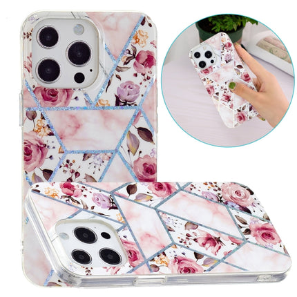 Electroplating TPU Protective Case For iPhone 13 Pro(Rose)-garmade.com