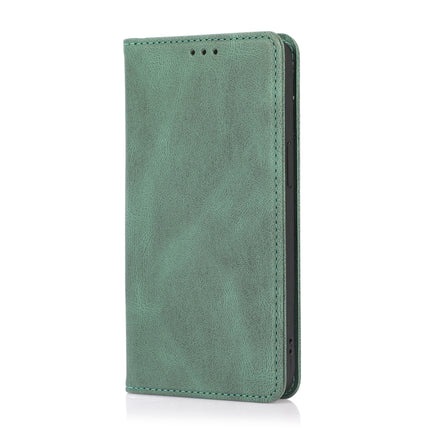 Strong Magnetic Crazy Horse Texture Horizontal Flip Leather Case with Holder & Card Slots & Wallet For iPhone 13 mini(Green)-garmade.com